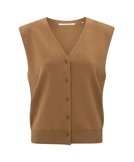 YAYA Gilet Schouderdetails