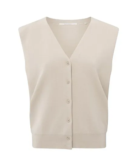 YAYA Gilet Schouderdetails