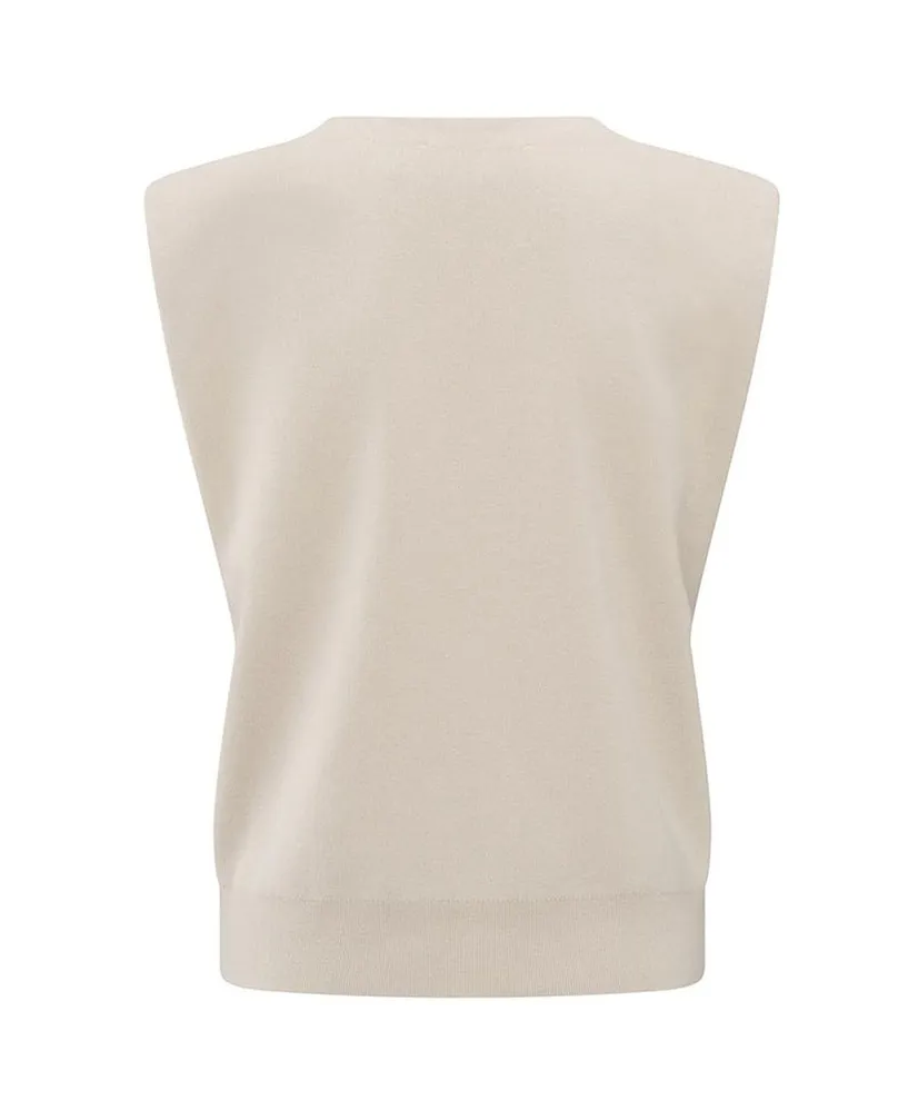 YAYA Gilet Schouderdetails