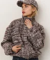 YAYA Jacket Boucle Fringes