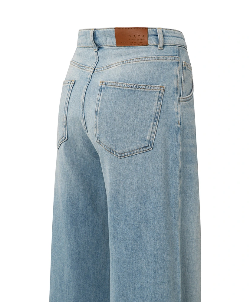 YAYA Jeans Pleats Wide Leg L32