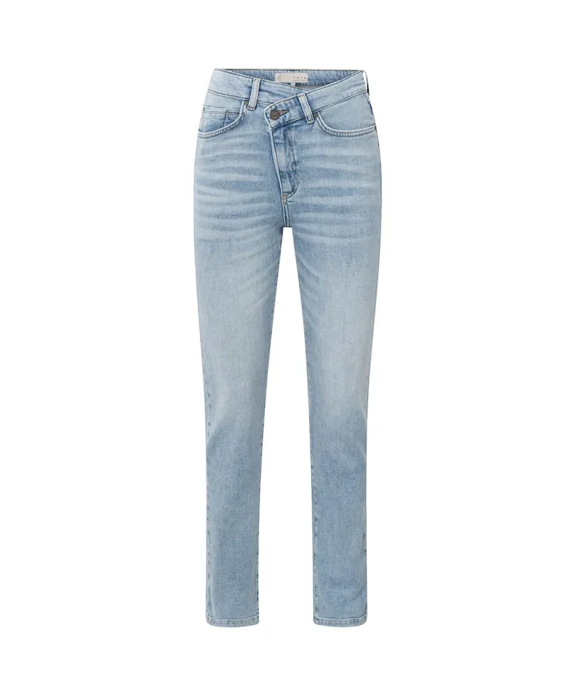 YAYA Jeans Straight Fit Overslagdetail
