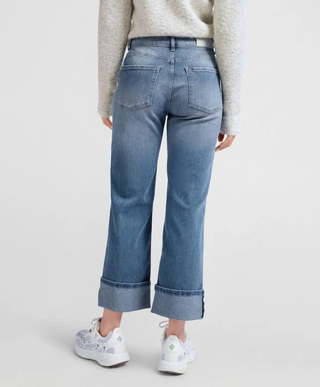 YAYA Jeans Straight Fit Roll Up