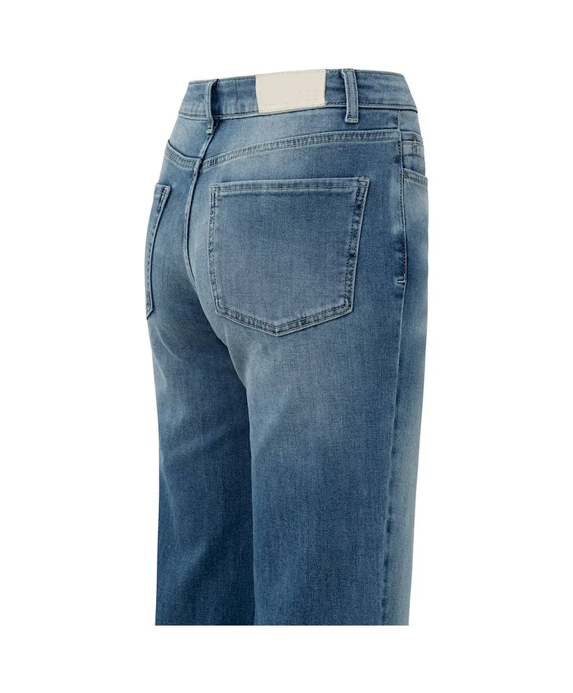 YAYA Jeans Straight Fit Roll Up