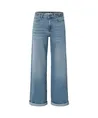 YAYA Jeans Turned-Up Hem Wide Leg
