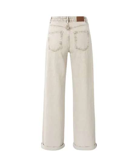 YAYA Jeans Turned-Up Hem Wide Leg