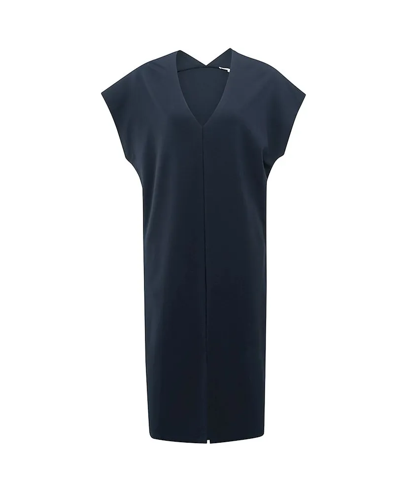 YAYA Midi Jurk Double V-neck