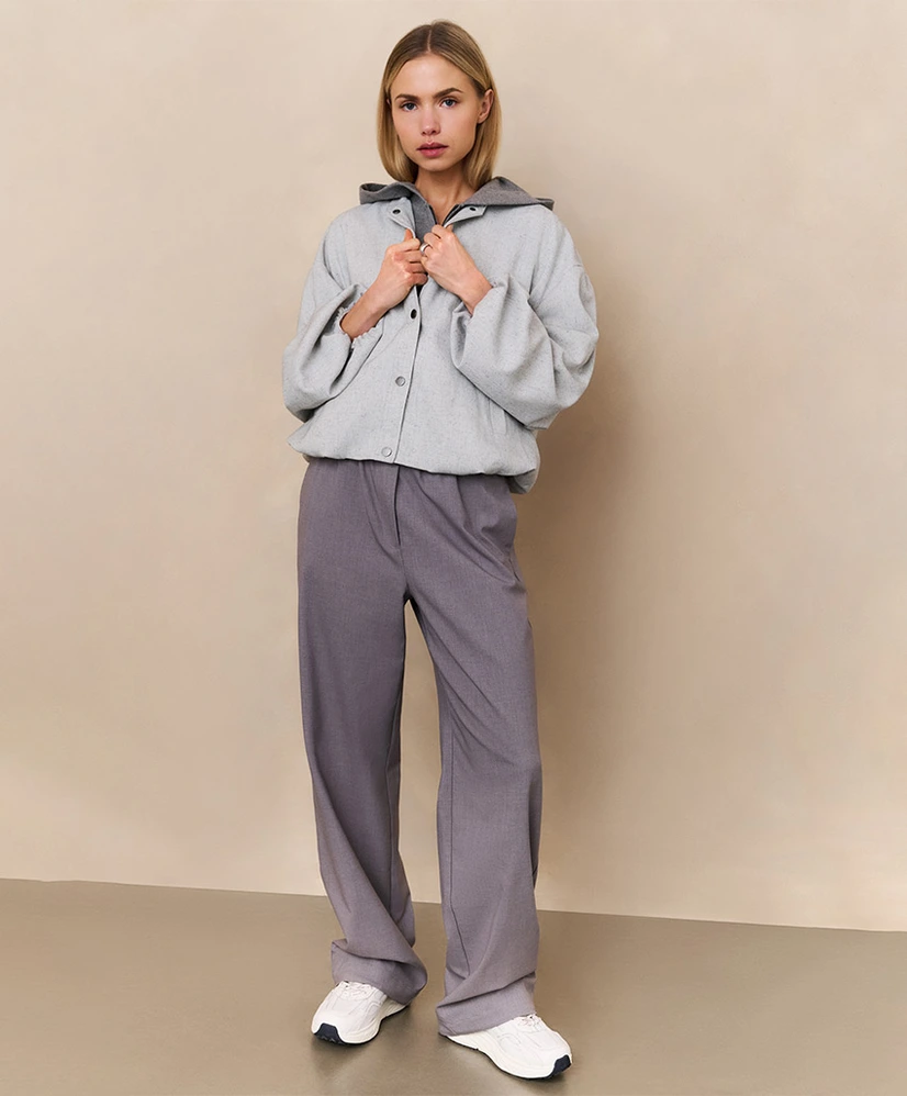 YAYA Pantalon Wide Leg Riem