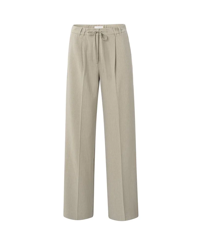YAYA Pantalon Woven Pinstripe Wide Leg