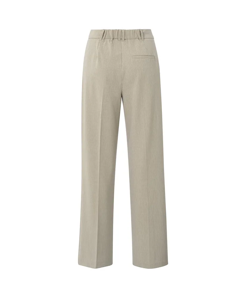 YAYA Pantalon Woven Pinstripe Wide Leg