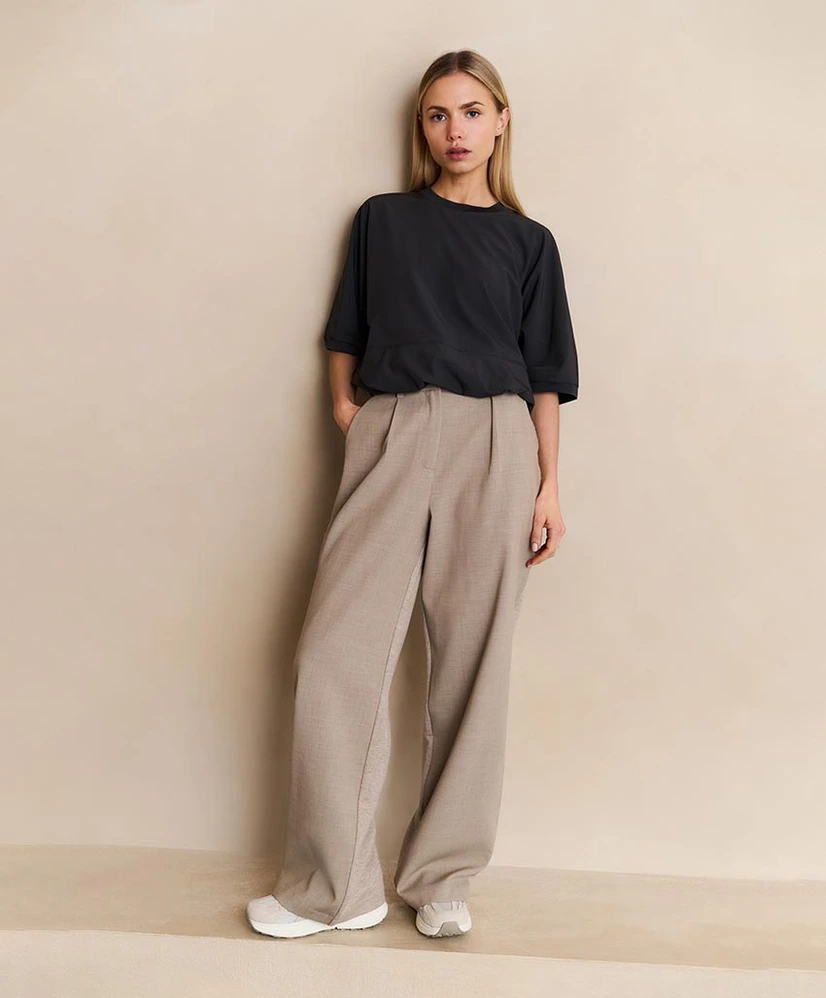 YAYA Pantalon Woven Wide Leg