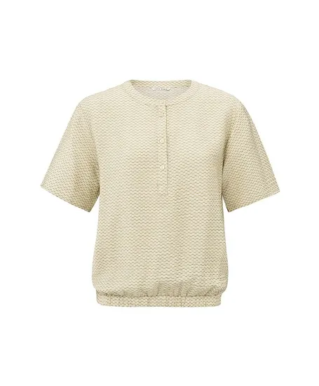 YAYA Polo Rib Print