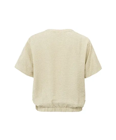 YAYA Polo Rib Print