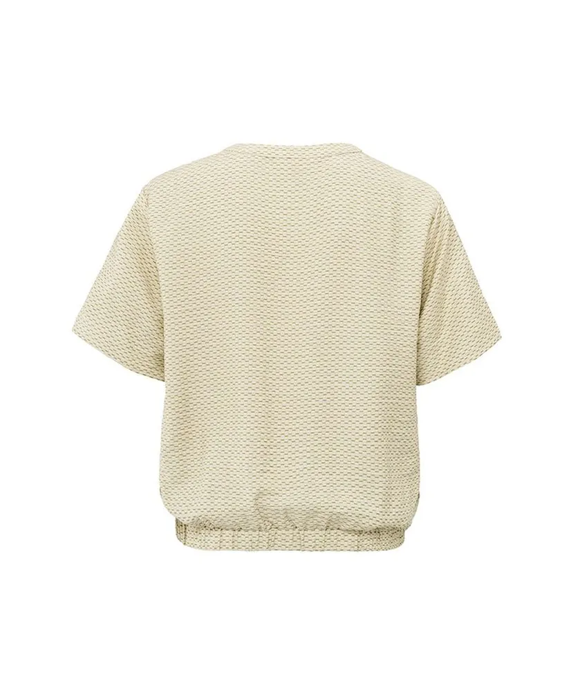 YAYA Polo Rib Print
