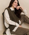 YAYA Spencer Rib Stitch Detail
