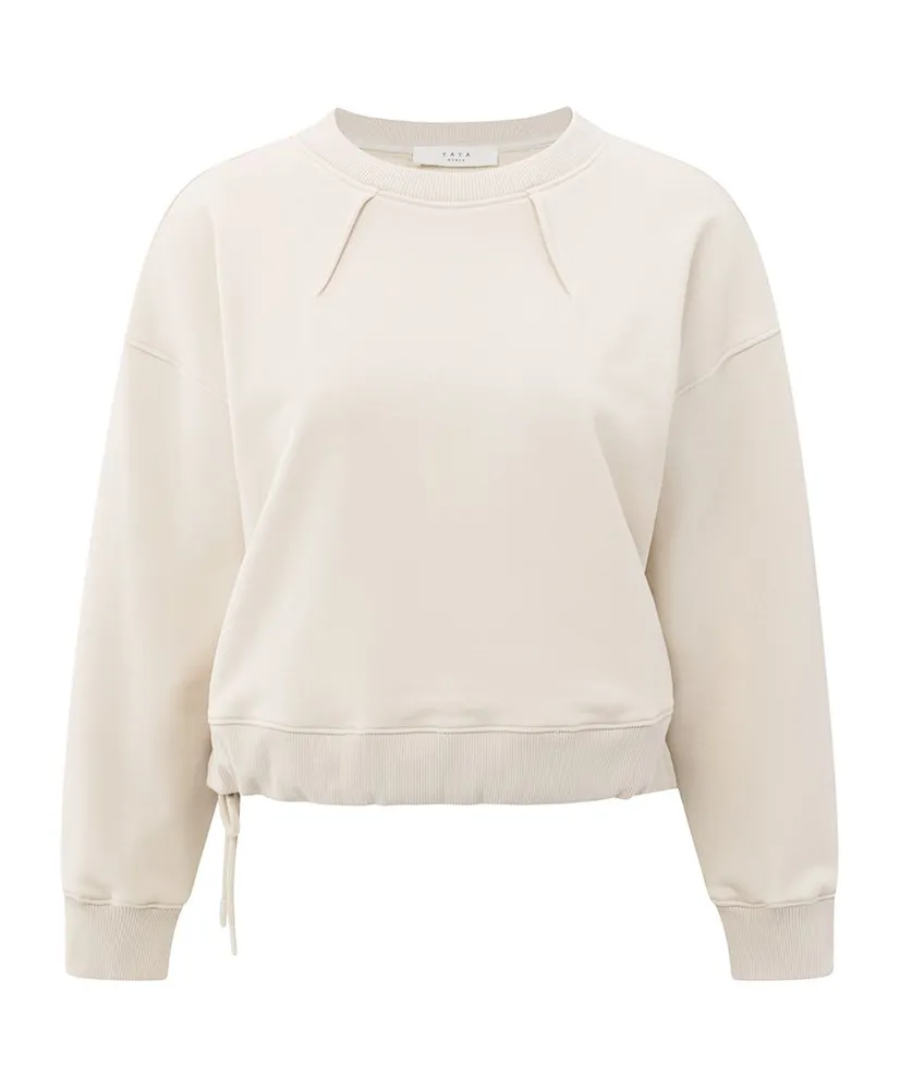 YAYA Sweater Pleat Detail