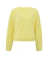 YAYA Sweatshirt Slub Effect