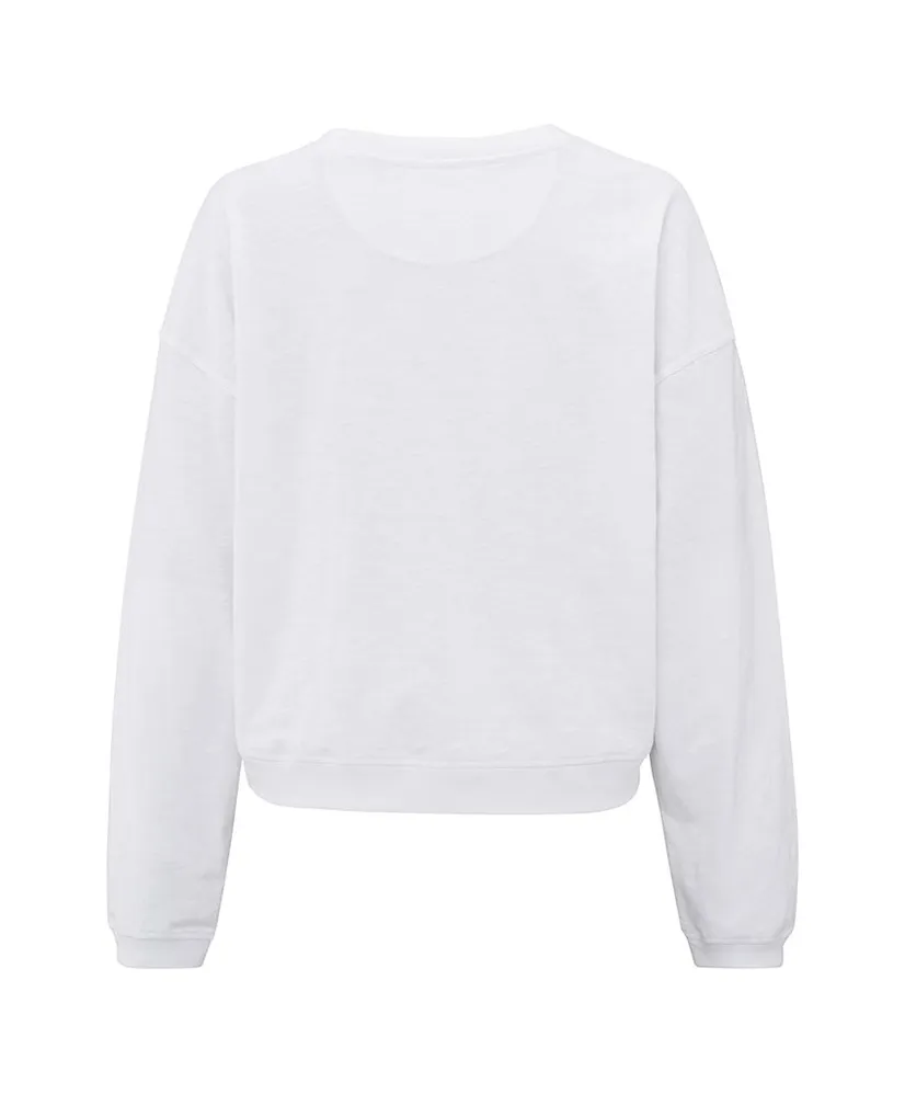 YAYA Sweatshirt Slub Effect