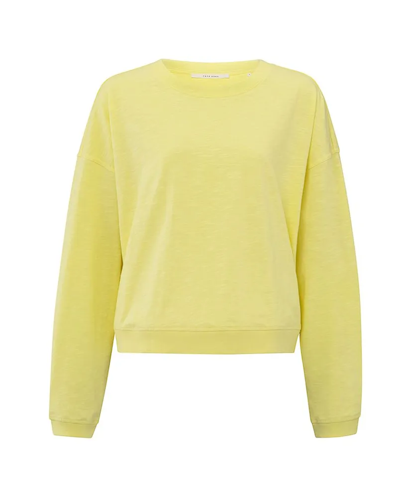 YAYA Sweatshirt Slub Effect