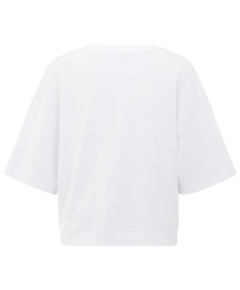 YAYA Sweatshirt Slub Texture