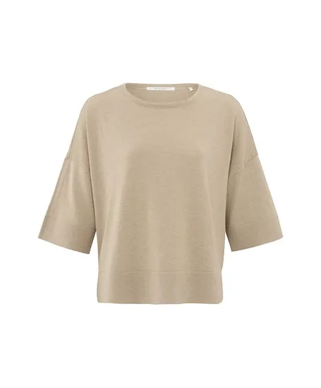 YAYA T-shirt Fine Knitted Oversized