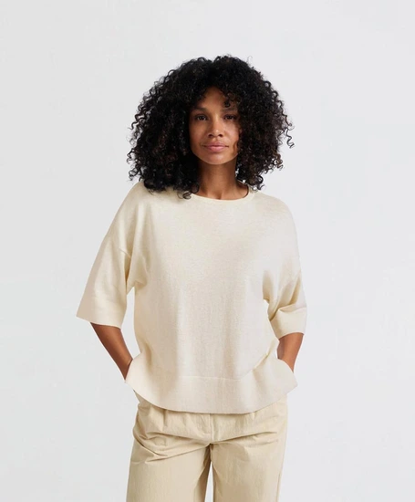 YAYA T-shirt Fine Knitted Oversized
