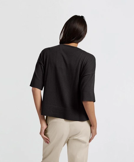 YAYA T-shirt Fine Knitted Oversized