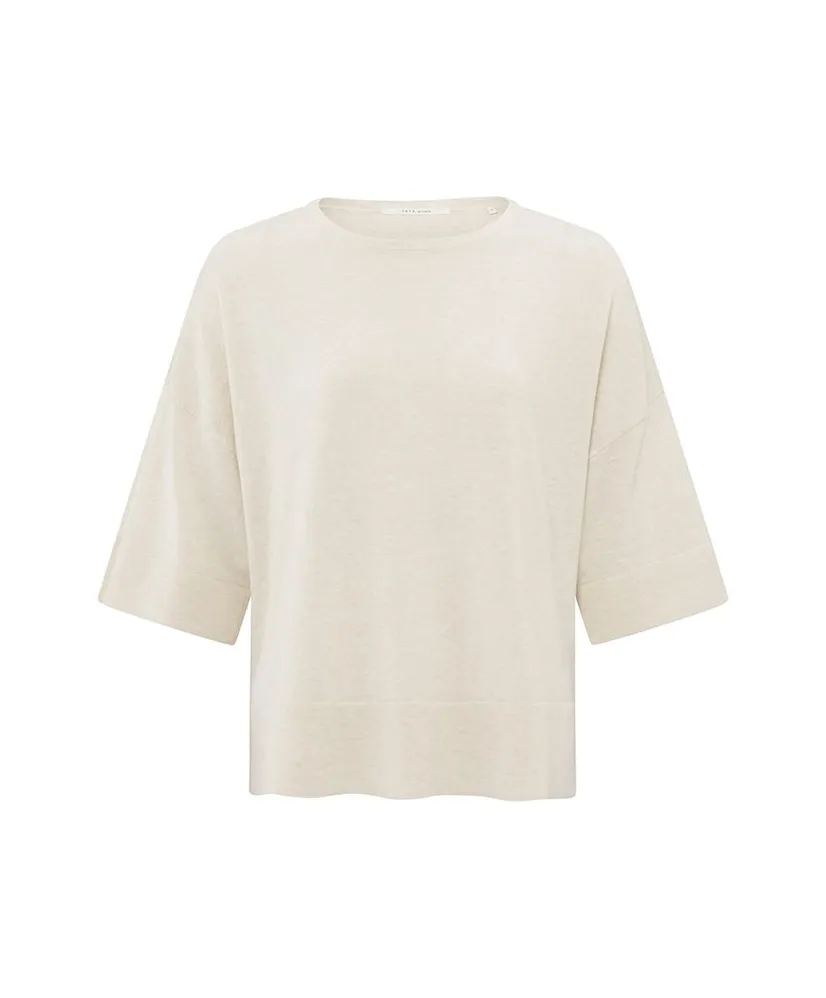 YAYA T-shirt Fine Knitted Oversized