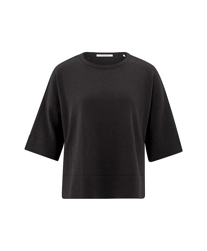 YAYA T-shirt Fine Knitted Oversized