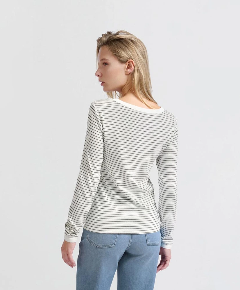 YAYA T-shirt Gestreept