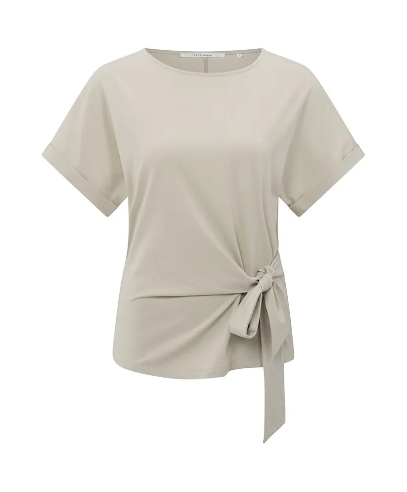 YAYA T-shirt Knotted Detail