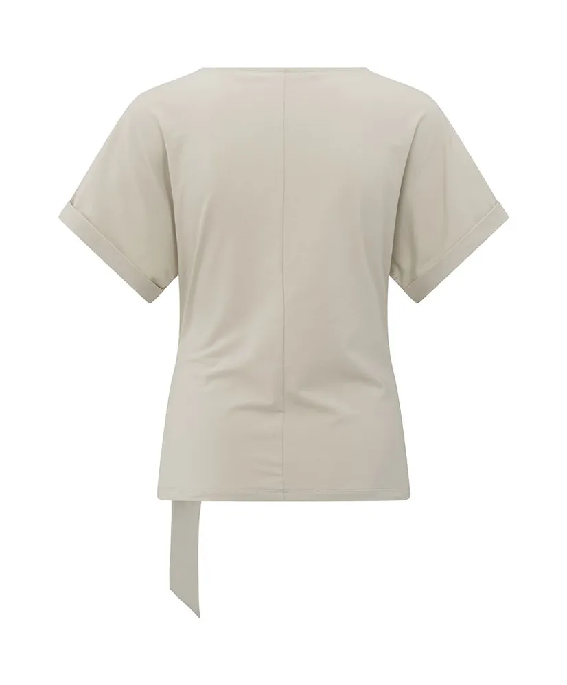 YAYA T-shirt Knotted Detail