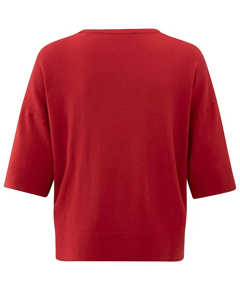 YAYA T-shirt Oversized Fine Knitted