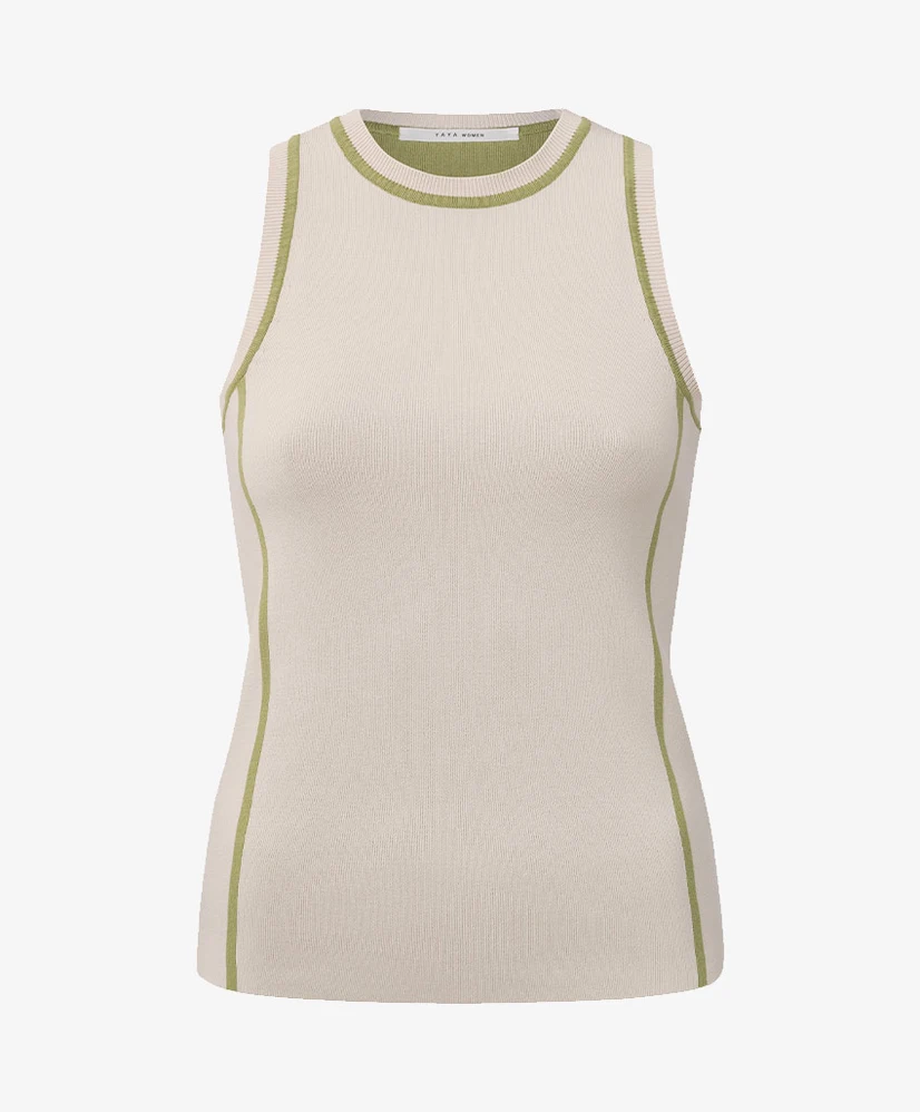 YAYA Top Knitted Strepen