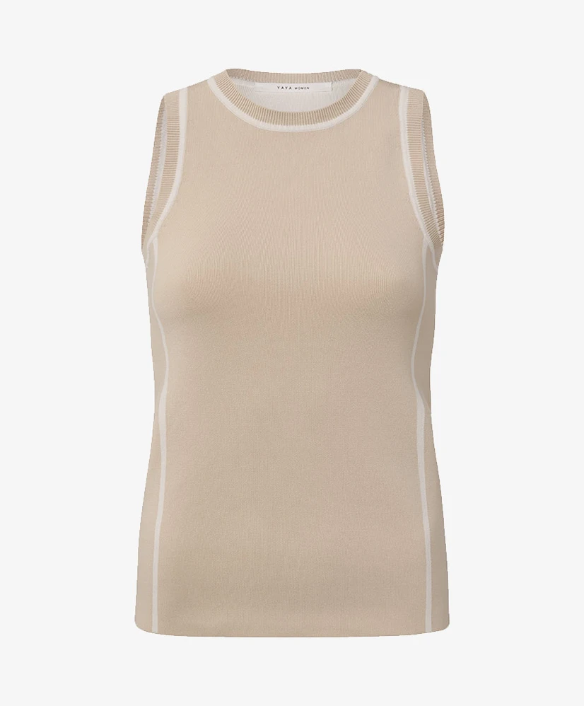 YAYA Top Knitted Strepen