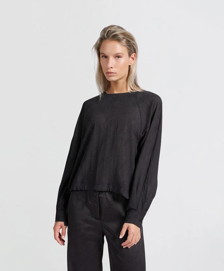 YAYA Top Printed Raglan