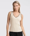 YAYA Top Rib Strik Detail