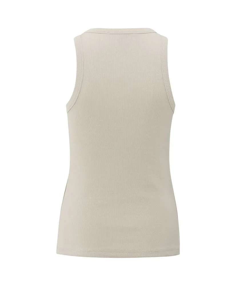 YAYA Top Ribbed Frontprint