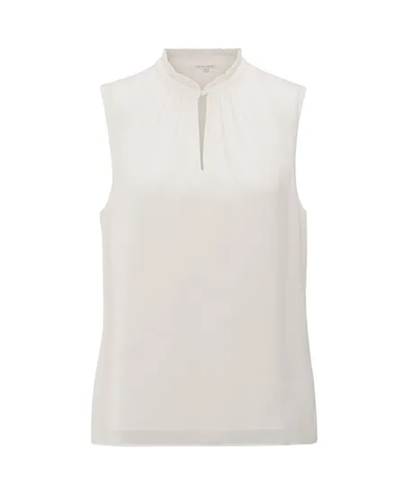 YAYA Top Ruffled Collar