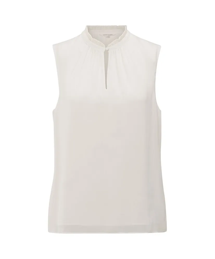 YAYA Top Ruffled Collar