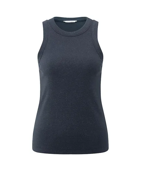 YAYA Top Singlet Rib Metallic