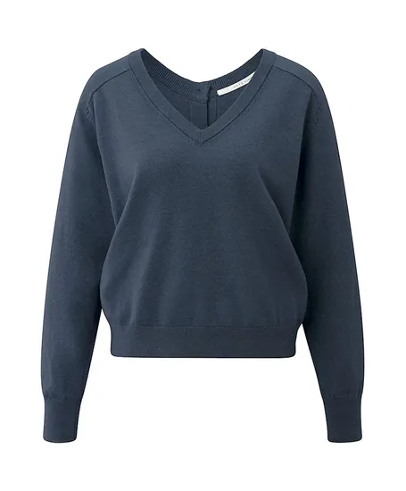 YAYA Trui Double V-neck