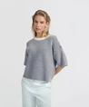 YAYA Trui Fluffy Stripe