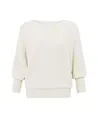 YAYA Trui Jacquard Boatneck