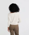YAYA Trui Jacquard Boatneck