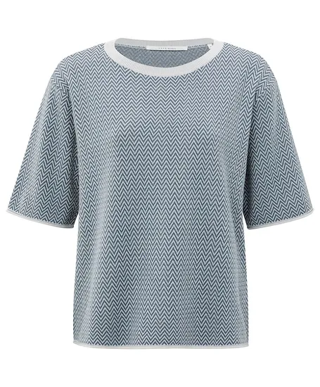 YAYA Trui Jacquard Knitted
