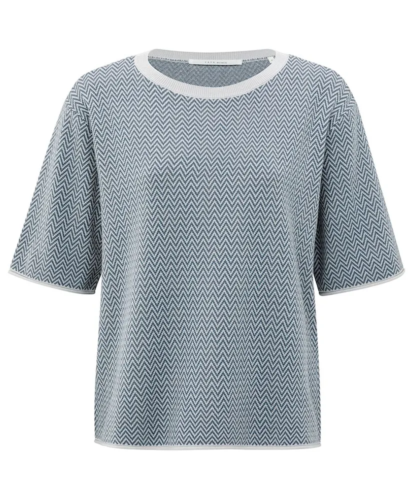 YAYA Trui Jacquard Knitted