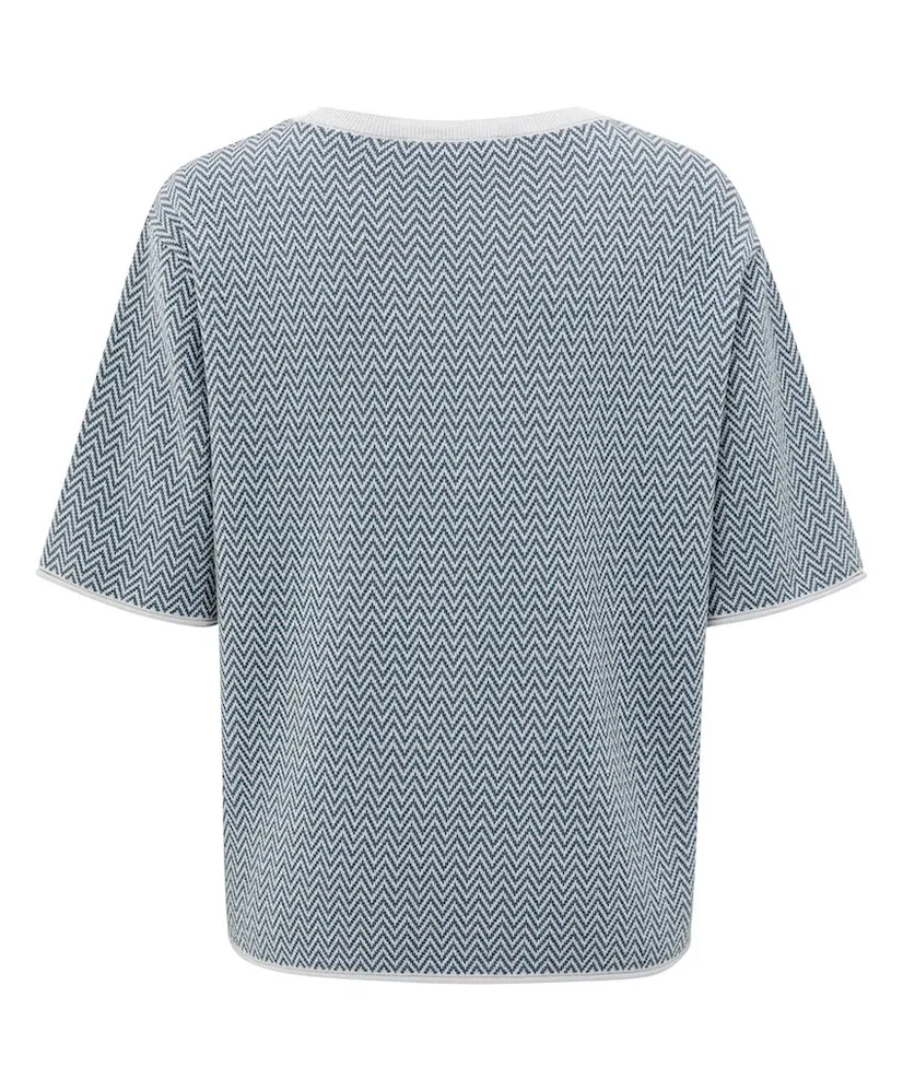 YAYA Trui Jacquard Knitted