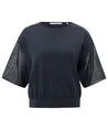 YAYA Trui Knitted Transparant