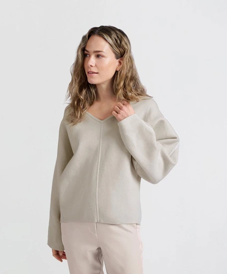 YAYA Trui Oversized V-neck